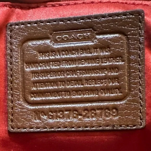 COACH Madison Leather East/West Brown Tote (Retired) - Picture 10 of 15